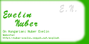 evelin nuber business card